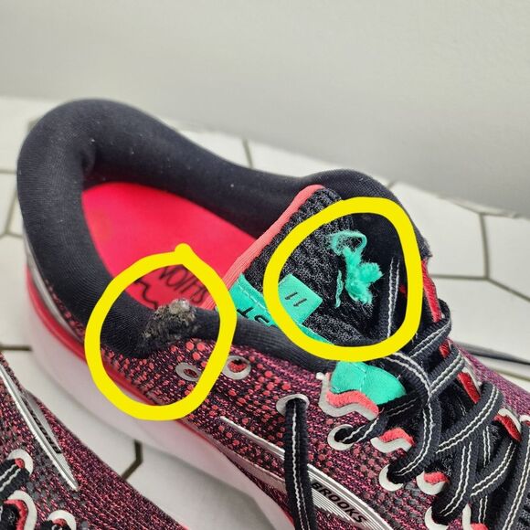 Brooks Women's Ghost 11 Running Shoes Sneakers Athletic Lace-up Size 10 - Picture 8 of 14